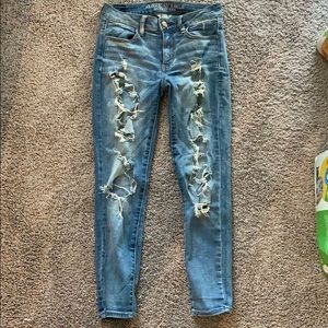 American Eagle distressed jeans